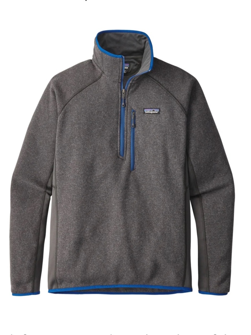Patagonia Performance Better Sweater 1/4 Zip Men’s XL